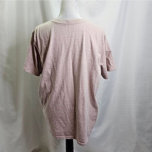 Carhartt Women's Heather Beige Pocket T-Shirt Size 1X (16W-18W) - Picture 9 of 9